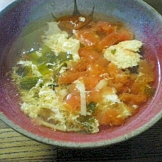 トマトの玉子スープ